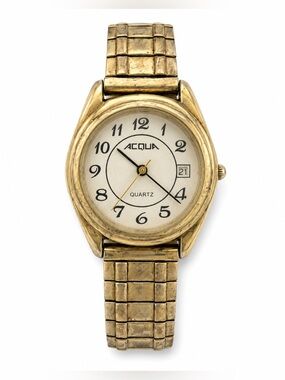 Acqua Watch Quartz Stainless Steel Metal Bezel G8 Watch - Gold Tone- For Parts